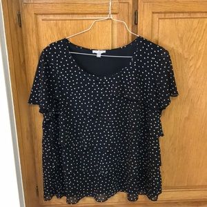 Women’s Plus Size Ruffle Blouse
